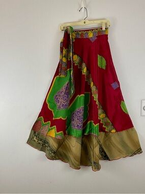 Reversible Maxi Wrap Skirt